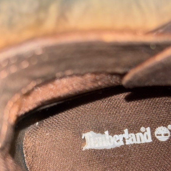 Timberland Brown Ankle Boots Sleek Leather Design-NWOT - Picture 7 of 8